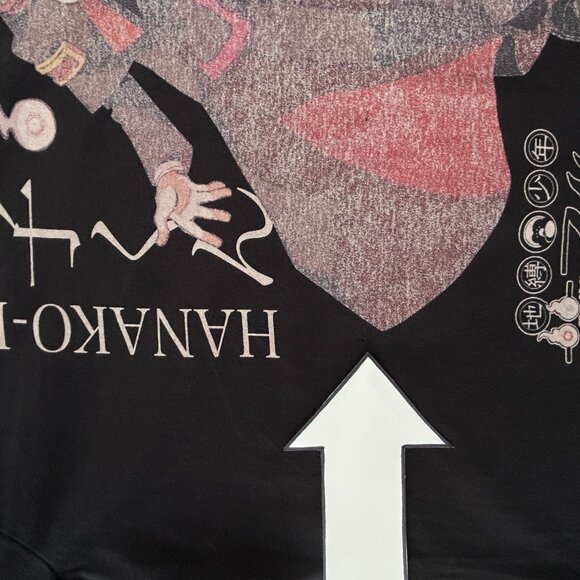 Funimation Toilet-Bound Hanako-Kun Graphic Anime Tee Black Men XL - Picture 9 of 12